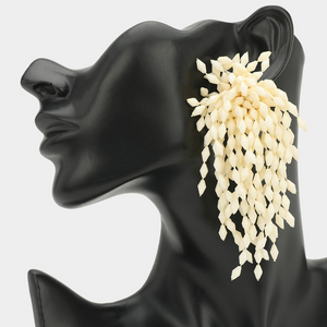 Beaded Cascade Fringe Earrings (more options)
