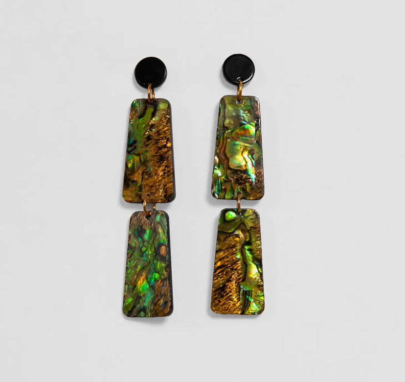 Stained Glass Drop Earrings
