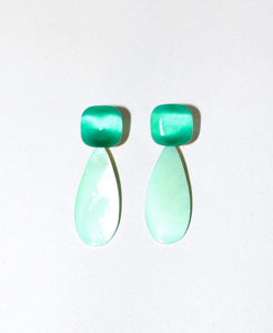 Pastel Stone Drop Earrings (more colors)