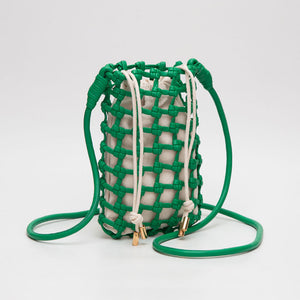 Vegan Leather Woven Crossbody Bag (more options)