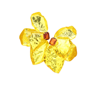 Metallic Flower Drop Earrings (more options)