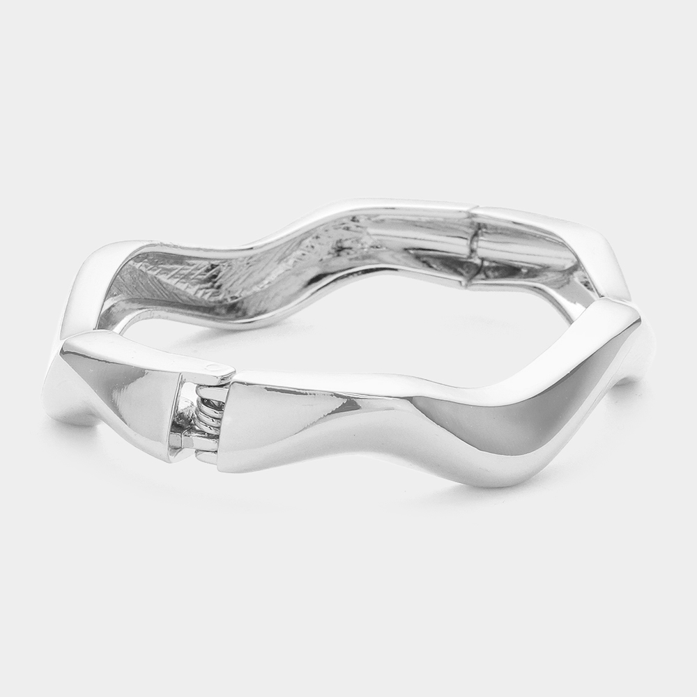 Wavy Hinged Bracelet (more options)