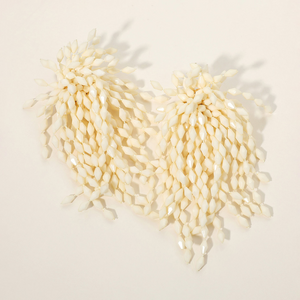 Beaded Cascade Fringe Earrings (more options)