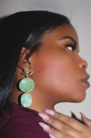 Jaded Drop Earrings