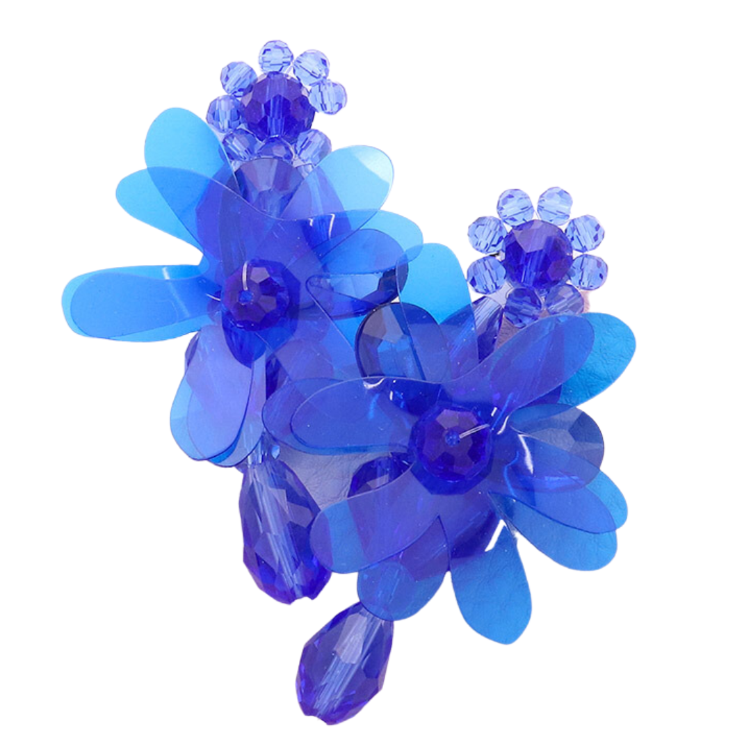 Resin Flower Drop Earrings (more options)