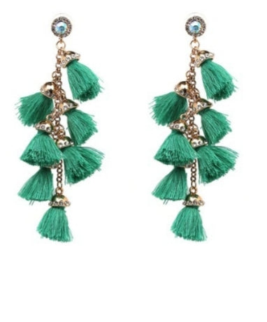 Giselle Tassel Drop Earrings