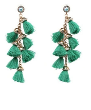 Giselle Tassel Drop Earrings