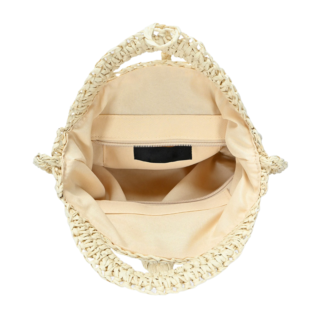 Fiji Round Straw Crossbody Bag (more options)