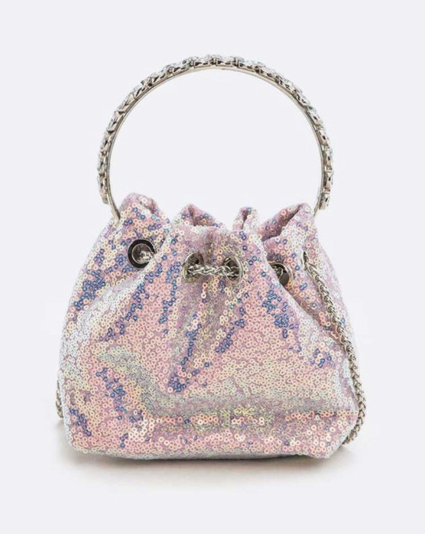 Sequin Soft Convertible Clutch