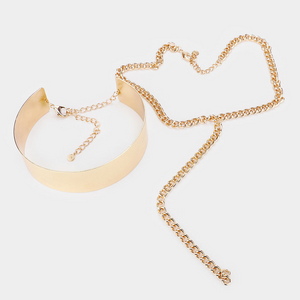 Soraya Metal Choker & Necklace