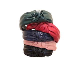 Leather Knotted Headband