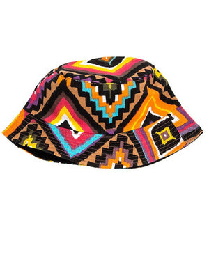 Mixed Print Bucket Hat