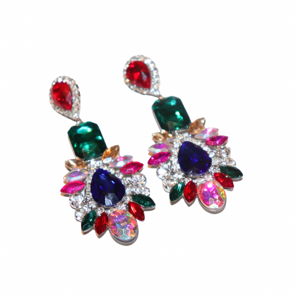 Paradise Multi-Stone Drop Earrings