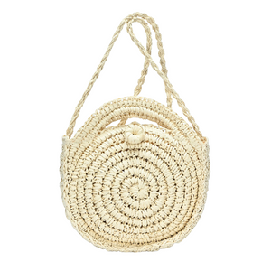 Fiji Round Straw Crossbody Bag (more options)