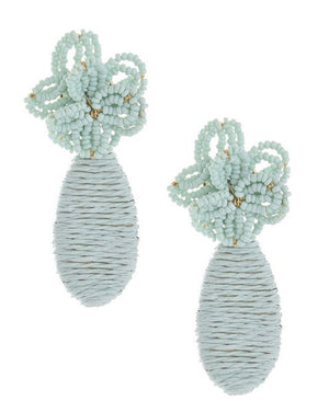 Colosseum Beaded Drop Earrings