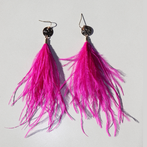 Feather Drop Earrings (more options)