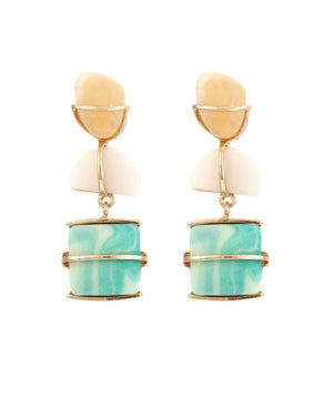 Piazza Navona Stone Drop Earrings