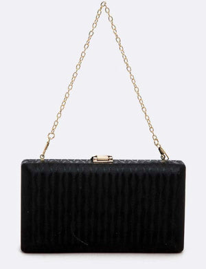 Metallic Leaf Clasp Crossbody Bag (more options)