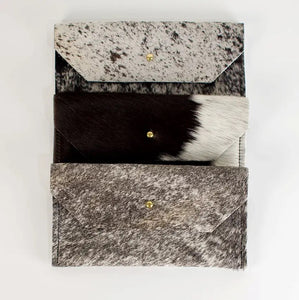 Legend Cow Print Clutch