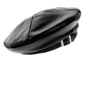 Jasmin Faux Leather Beret