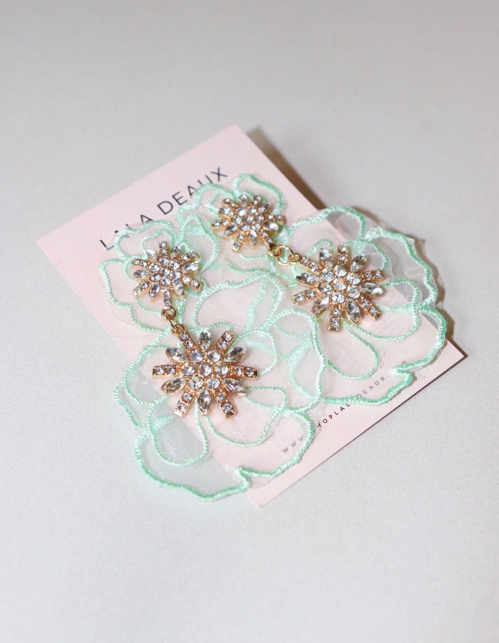 Mesh Flower Drop Earrings (more options)