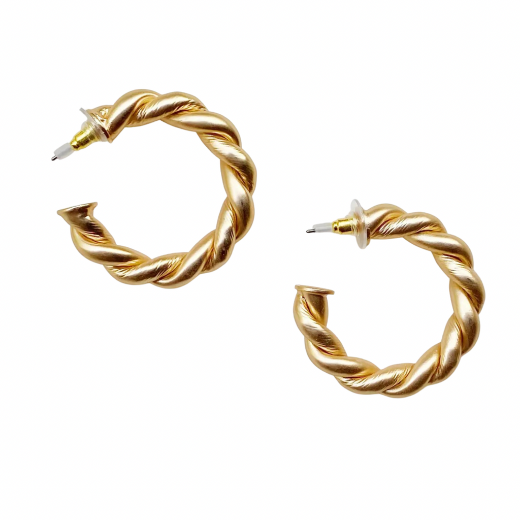 Braided Hoop Earrings