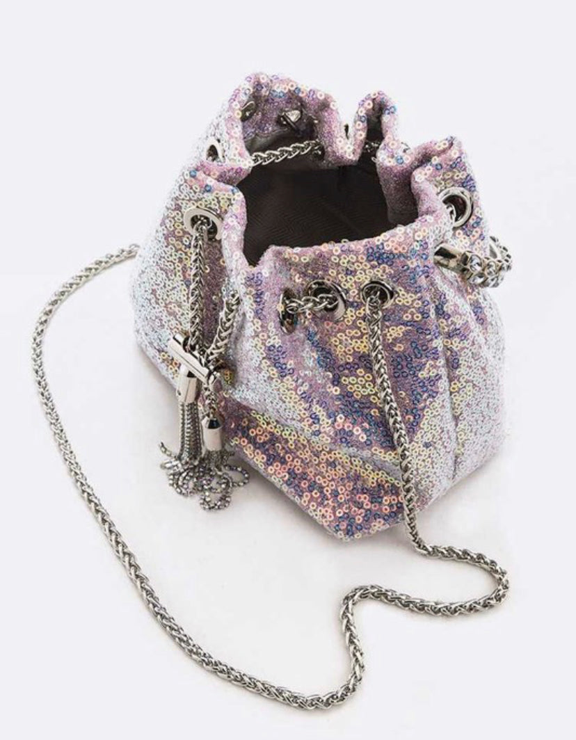 Sequin Soft Convertible Clutch