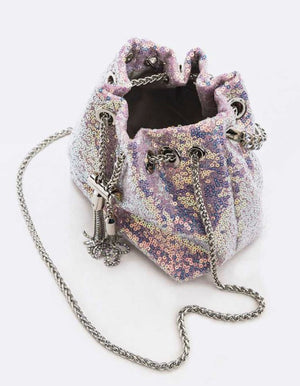 Sequin Soft Convertible Clutch
