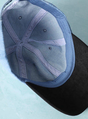 Denim & Suede Dad Hat