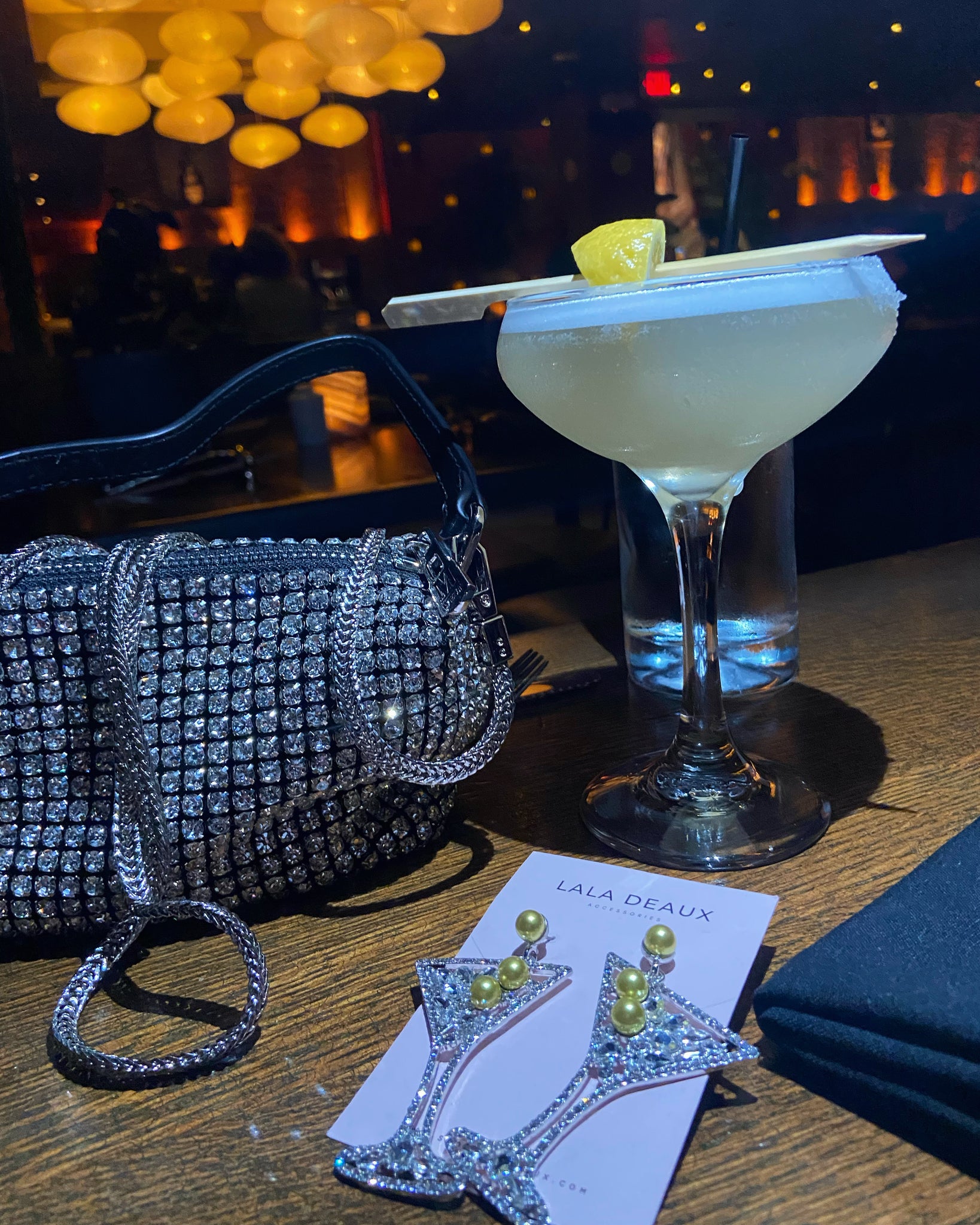 Crystal Embellished Crossbody