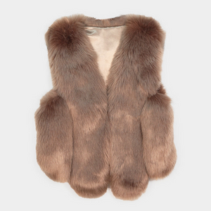 Tribeca Cropped Fur Vest