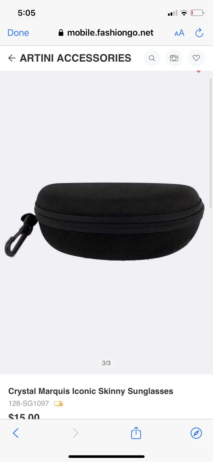 Astoria Jeweled Sunglasses (case included)