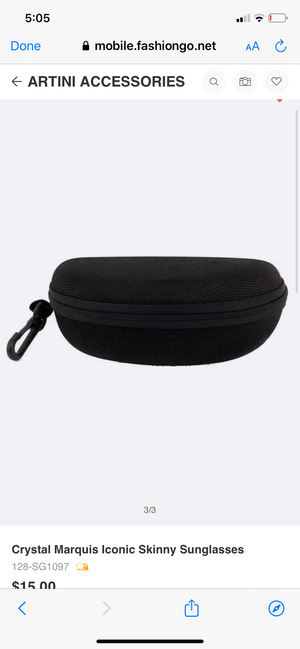Astoria Jeweled Sunglasses (case included)