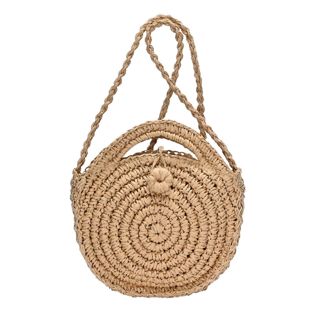 Fiji Round Straw Crossbody Bag (more options)