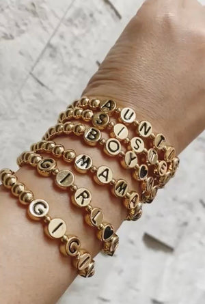 Heroines Letter Bracelet
