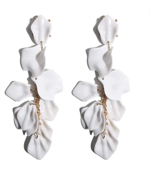 Floral Chain Drop Earrings