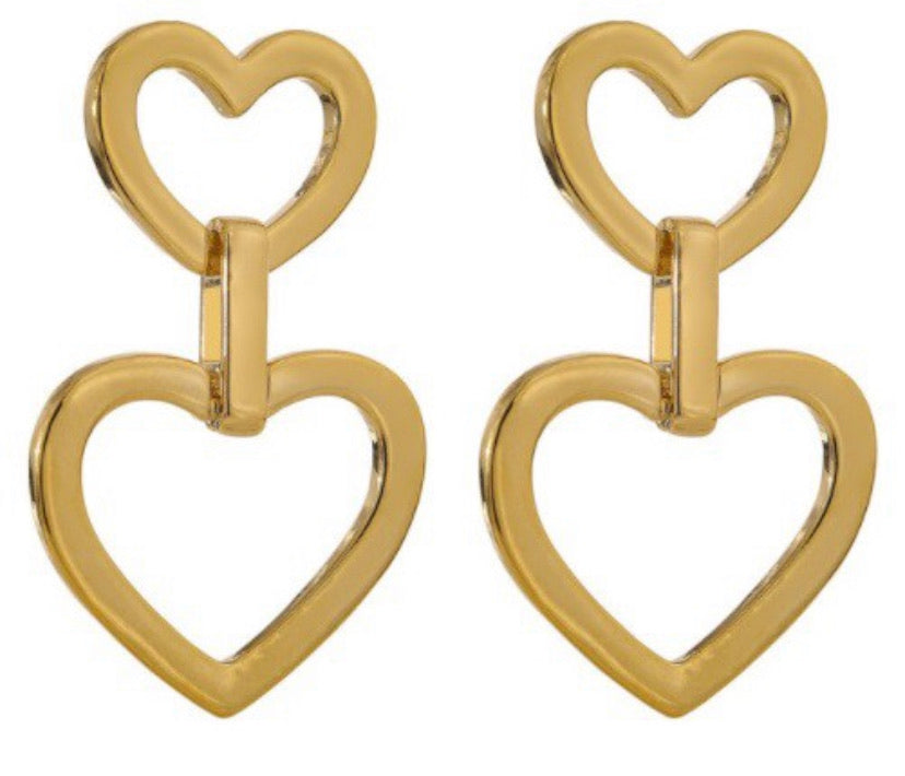 Love Duo Drop Earrings
