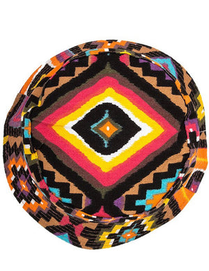 Mixed Print Bucket Hat