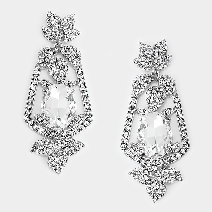 Crystal Bridal Drop Earrings (more options)