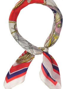 Nautical Silk Scarf