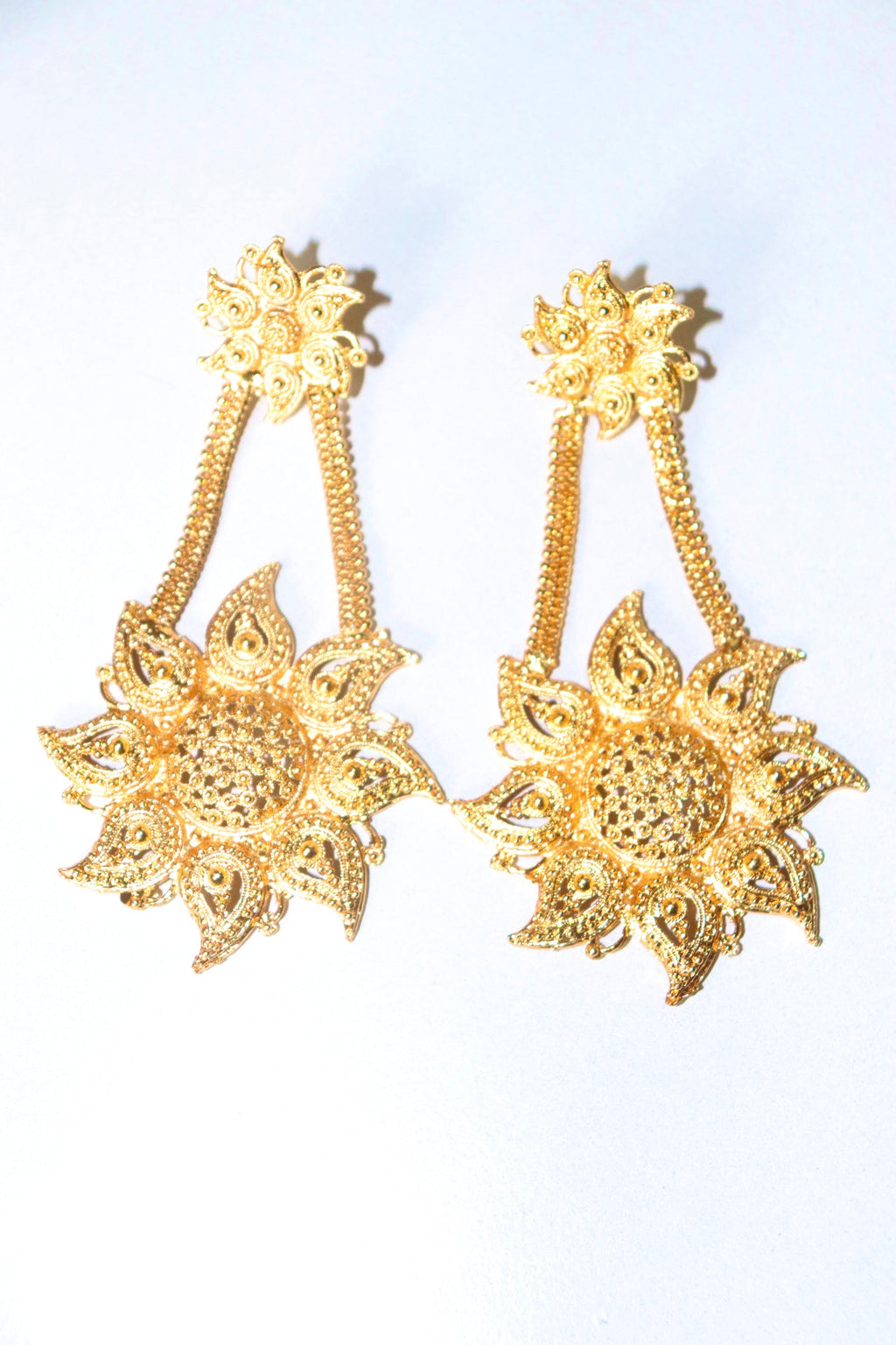 Sun Jhumka Drop Earrings