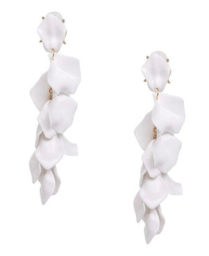 Floral Chain Drop Earrings