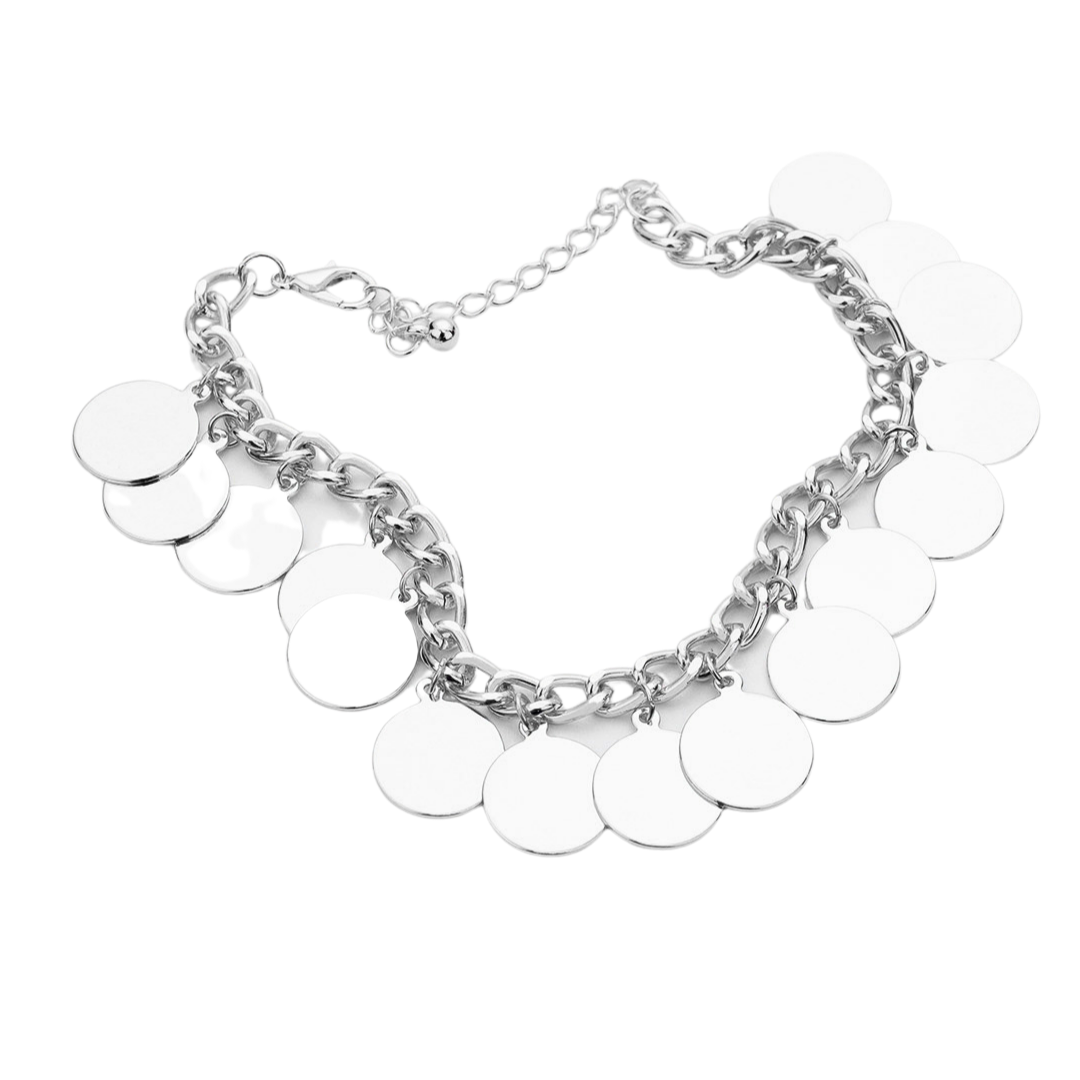 Disc Charm Bracelet