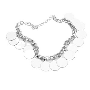 Disc Charm Bracelet