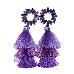 Peri Fringe Drop Earrings