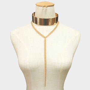 Soraya Metal Choker & Necklace
