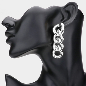 Chunky Chain Link Drop Earrings (more options)