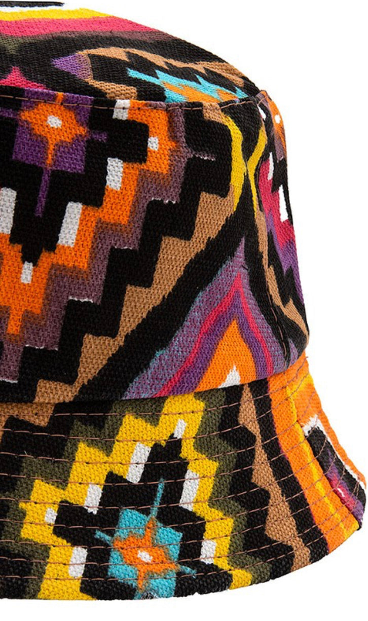 Mixed Print Bucket Hat