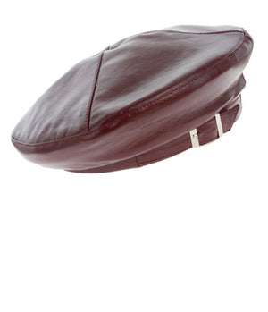 Jasmin Faux Leather Beret